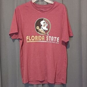 Florida‎ State Seminoles Mens T-Shirt NCAA Football Team Maroon Graphic Tee